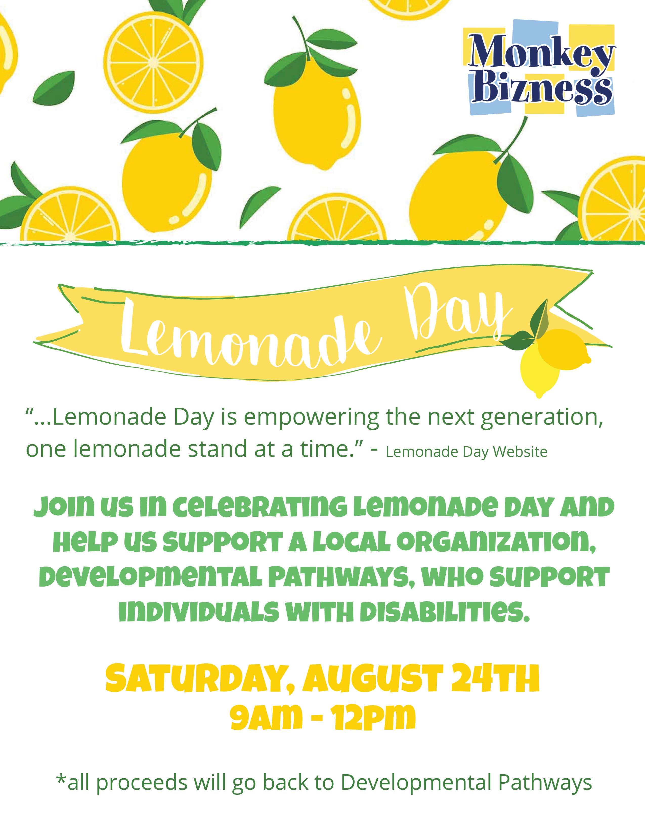 Lemonade Day Developmental Pathways