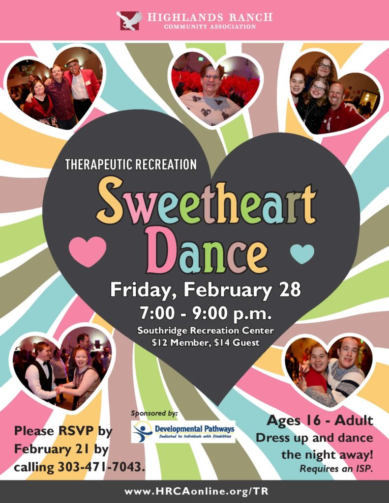 Therapeutic Recreation Sweetheart Dance - Developmental Pathways