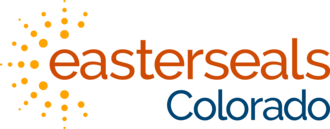 Orange and blue Easterseals Colorado logo