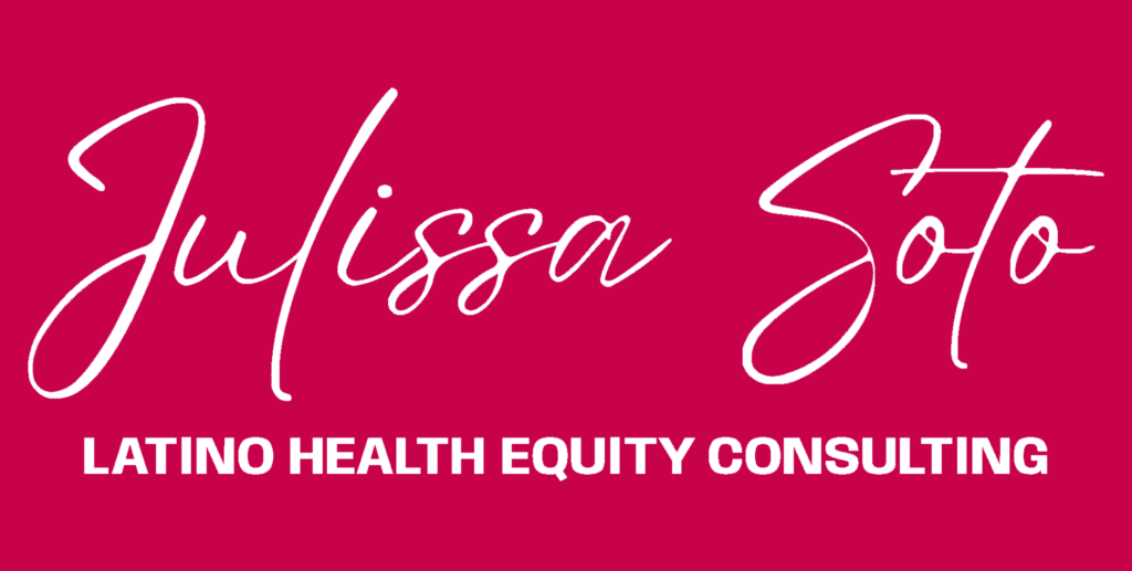 Pink and white Julissa Soto logo