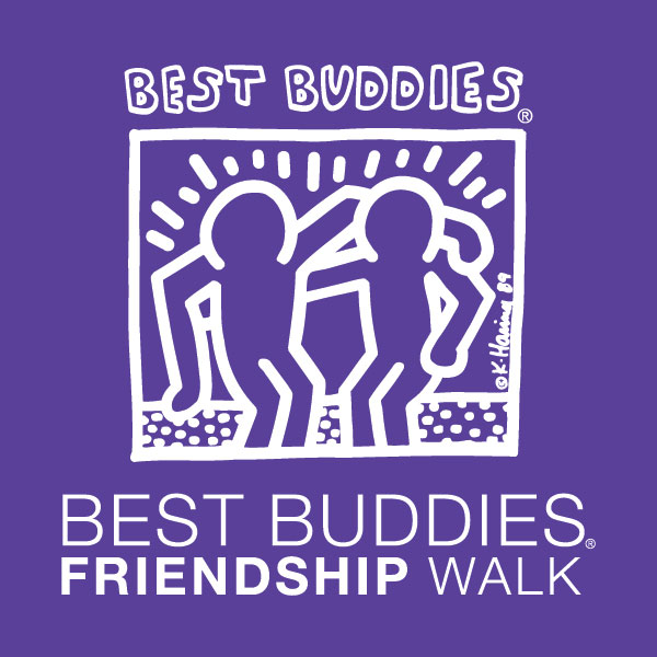 Best Buddies Friendship Walk purple logo